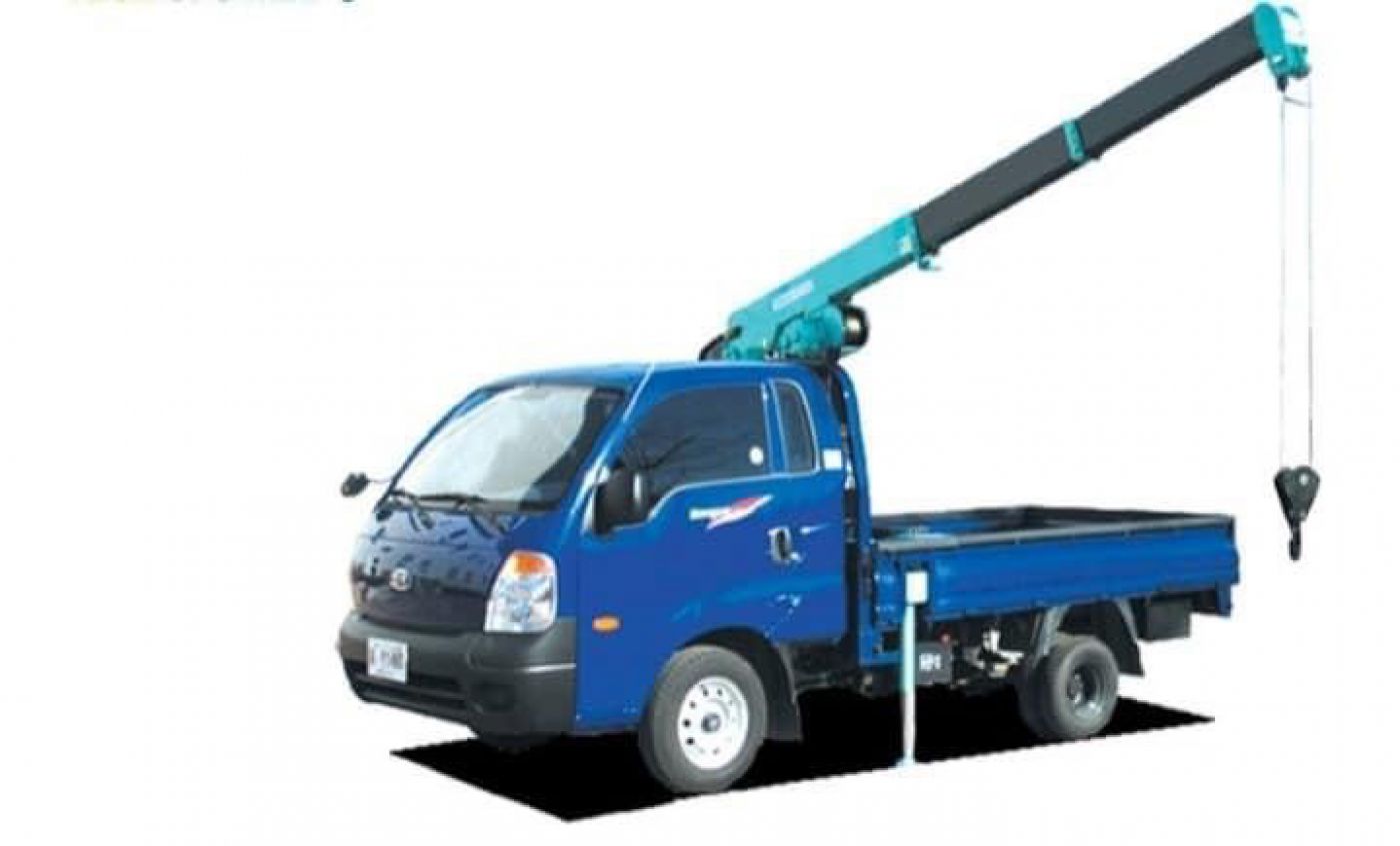 Xe tai gắn cẩu Hyundai PORTER HD150 /cẩu 1 tấn