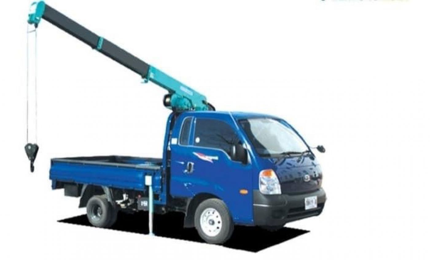 Xe tai gắn cẩu Hyundai PORTER HD150 /cẩu 1 tấn