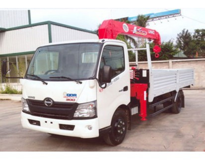 Xe tải Hino WU352L tải trọng 3.5 tấn gắn cẩu