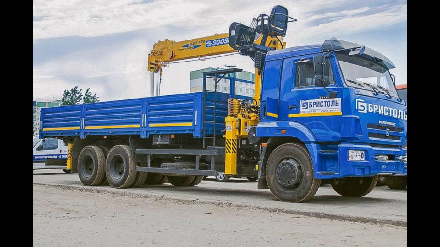 Xe tải cẩu Kamaz 13.2 tấn